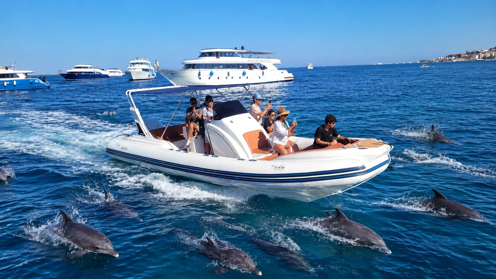 Private Speedboat to Dolphin House, Hurghada