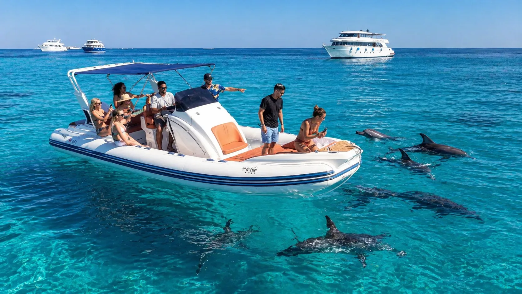 Private Speedboat to Dolphin House, Hurghada 7