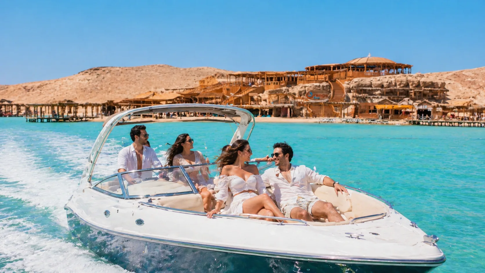 Private Speedboat to Orange Bay, Hurghada 2