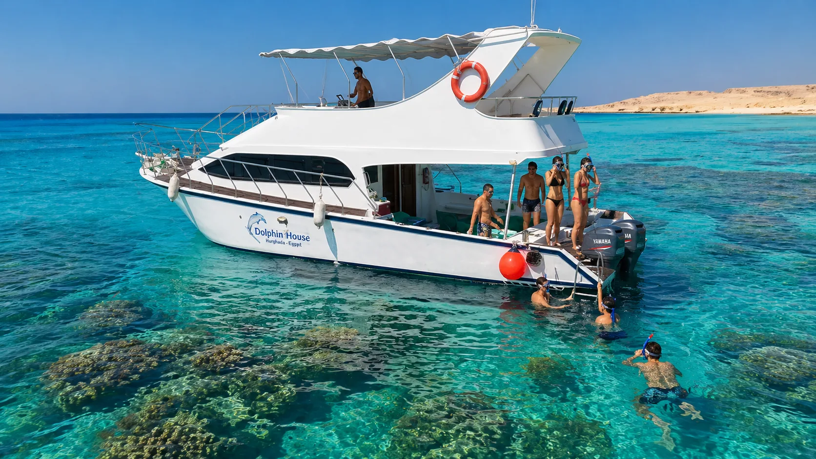 Private Boat to Dolphin House, Hurghada 2