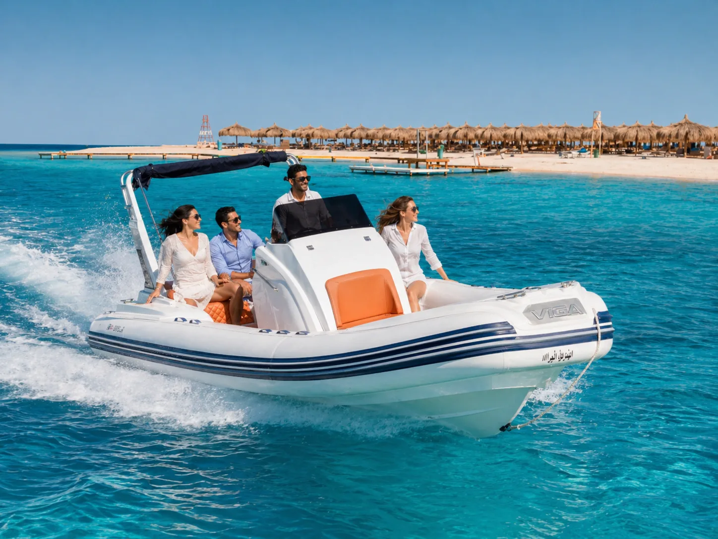 Private Speedboat to Hula Hula, Hurghada